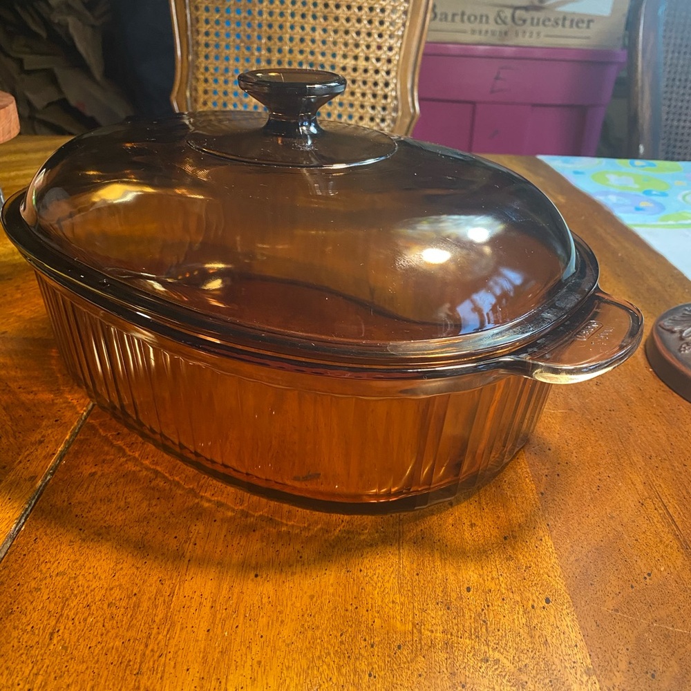 Vision Corning Amber 4 Liter Dutch Oven